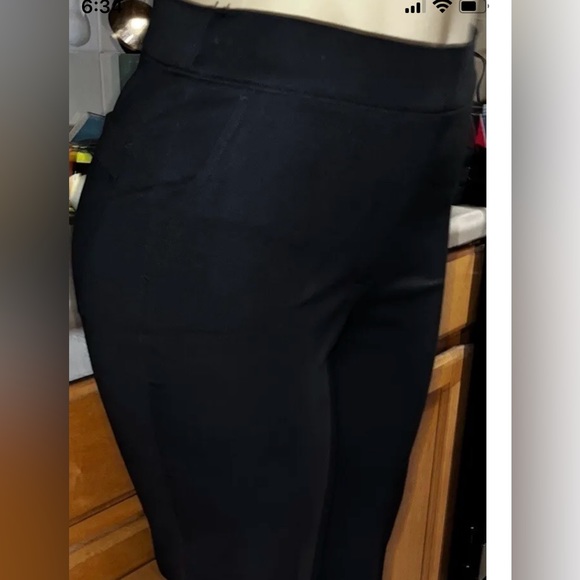 NWT New Spanx On-the-Go Ankle Slim Straight Pants in BLACK, Plus Size 2X Tall - Picture 8 of 9